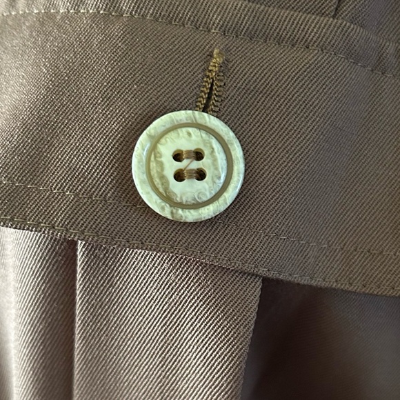 Vtg VALENTINO dress Brown - Picture 6 of 10